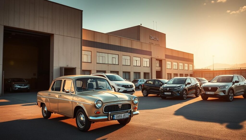 Dacia fabrik og historiske modeller Dacia fabrik og historiske modeller